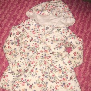 Toddler hooded peplum top size 4T